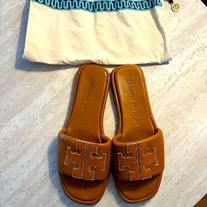 Beige Tory Burch Sandals